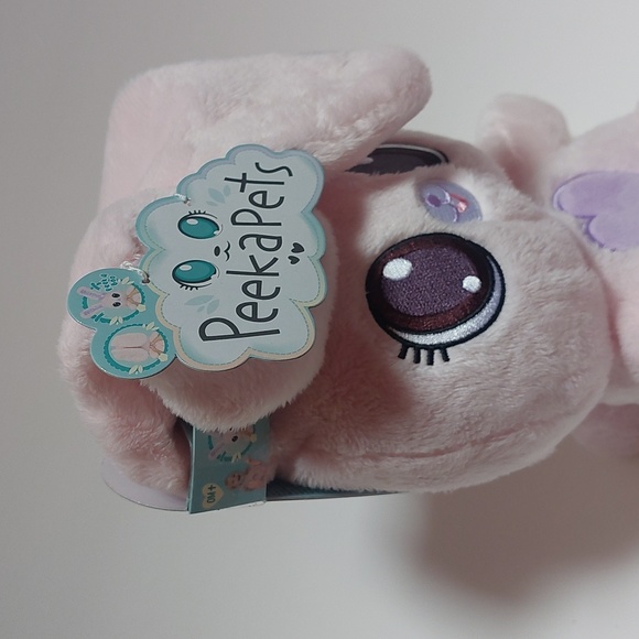 PeekaPets A Boo Bunny pink purple Stuffed Animal plush Doll great Gift kids - Picture 2 of 5